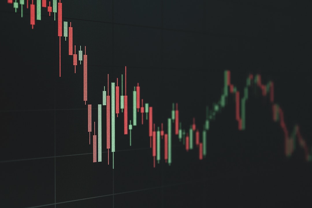 Photo Stock market graph